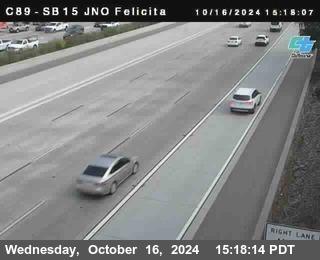 SB 15 at Felicita Road