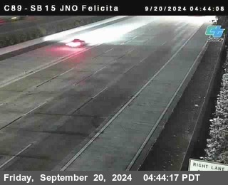 SB 15 at Felicita Road