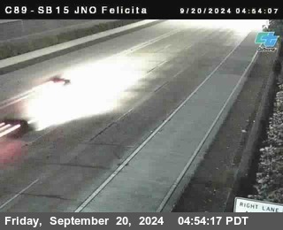 SB 15 at Felicita Road