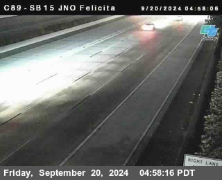 SB 15 at Felicita Road