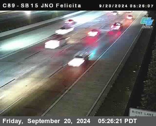 SB 15 at Felicita Road