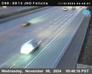 SB 15 at Felicita Road