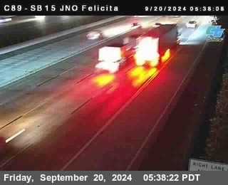 SB 15 at Felicita Road