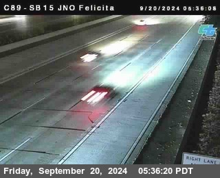 SB 15 at Felicita Road