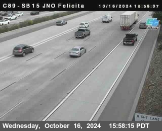 SB 15 at Felicita Road