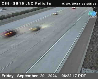 SB 15 at Felicita Road