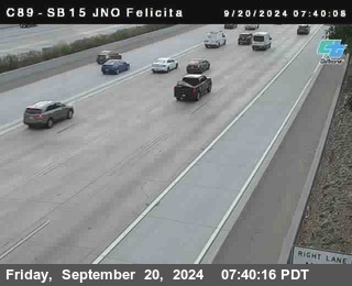 SB 15 at Felicita Road