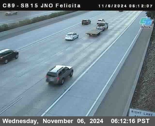 SB 15 at Felicita Road