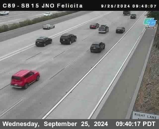 SB 15 at Felicita Road