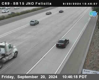 SB 15 at Felicita Road