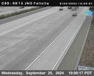 SB 15 at Felicita Road