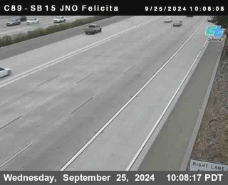 SB 15 at Felicita Road