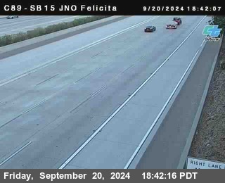 SB 15 at Felicita Road