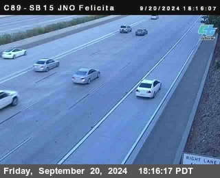 SB 15 at Felicita Road