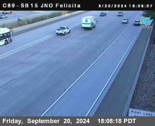 SB 15 at Felicita Road