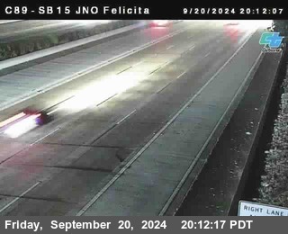 SB 15 at Felicita Road