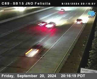 SB 15 at Felicita Road