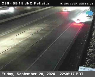 SB 15 at Felicita Road