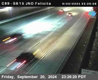 SB 15 at Felicita Road