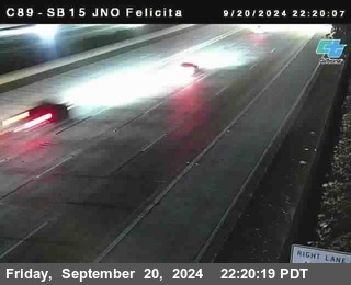 SB 15 at Felicita Road