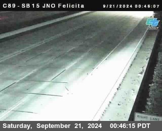 SB 15 at Felicita Road