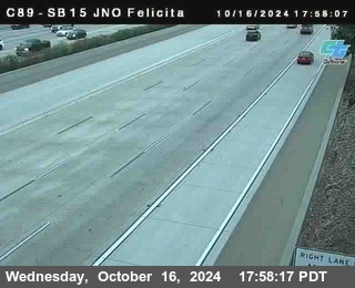 SB 15 at Felicita Road