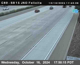 SB 15 at Felicita Road