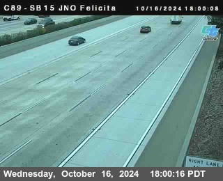 SB 15 at Felicita Road