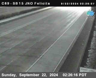 SB 15 at Felicita Road