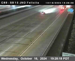 SB 15 at Felicita Road