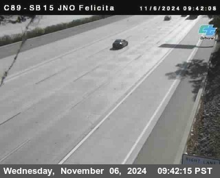 SB 15 at Felicita Road