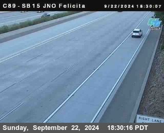 SB 15 at Felicita Road