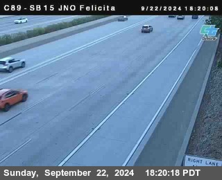 SB 15 at Felicita Road