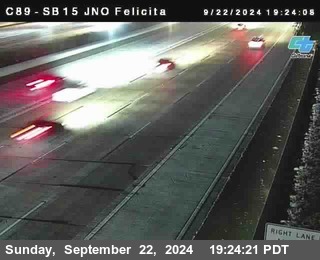 SB 15 at Felicita Road