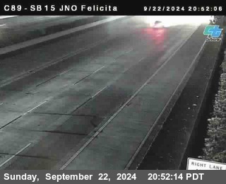 SB 15 at Felicita Road