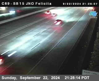 SB 15 at Felicita Road