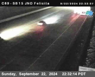 SB 15 at Felicita Road