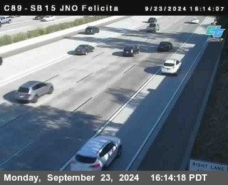 SB 15 at Felicita Road