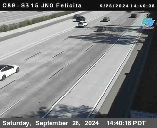 SB 15 at Felicita Road