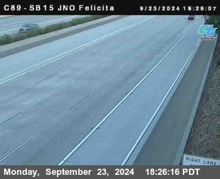 SB 15 at Felicita Road