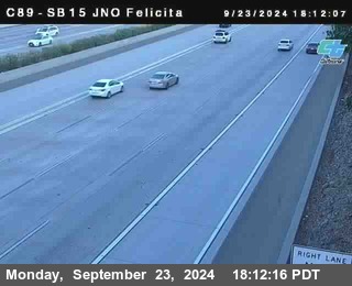 SB 15 at Felicita Road