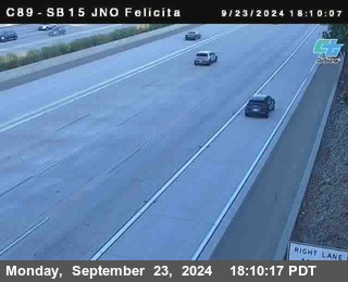 SB 15 at Felicita Road