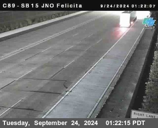 SB 15 at Felicita Road