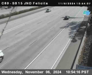 SB 15 at Felicita Road