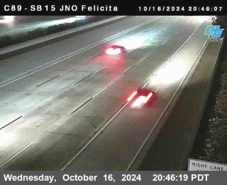 SB 15 at Felicita Road