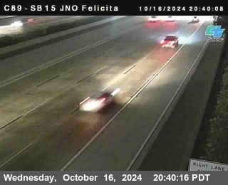 SB 15 at Felicita Road