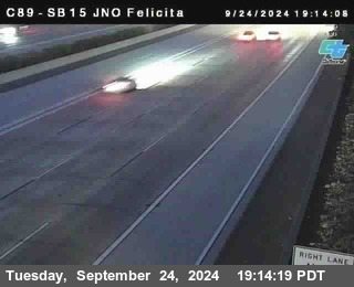 SB 15 at Felicita Road