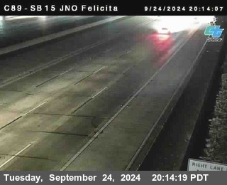 SB 15 at Felicita Road