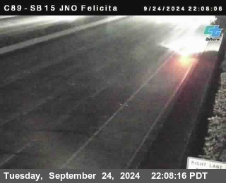 SB 15 at Felicita Road