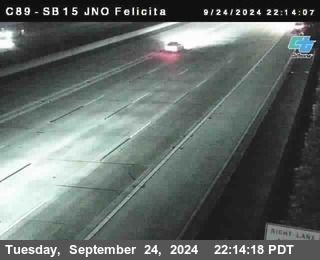 SB 15 at Felicita Road